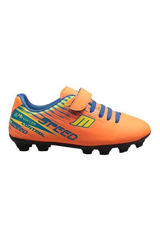 Kids Orange Football Boots