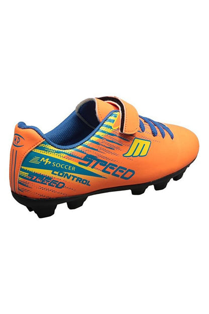 Kids Orange Football Boots