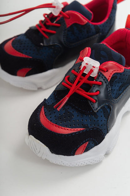 Boy's Navy Blue healthy Supported Sports Shoes