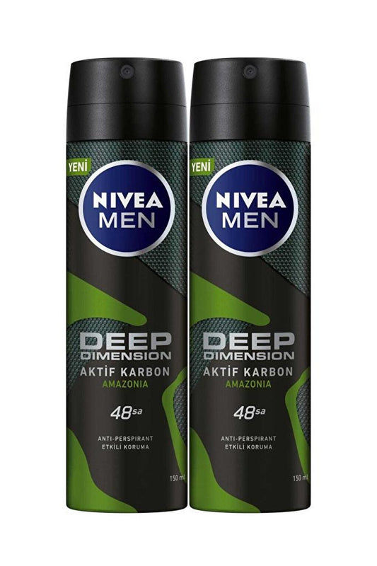 Men's Spray Deodorant Amazonia 150 ml 2-pack