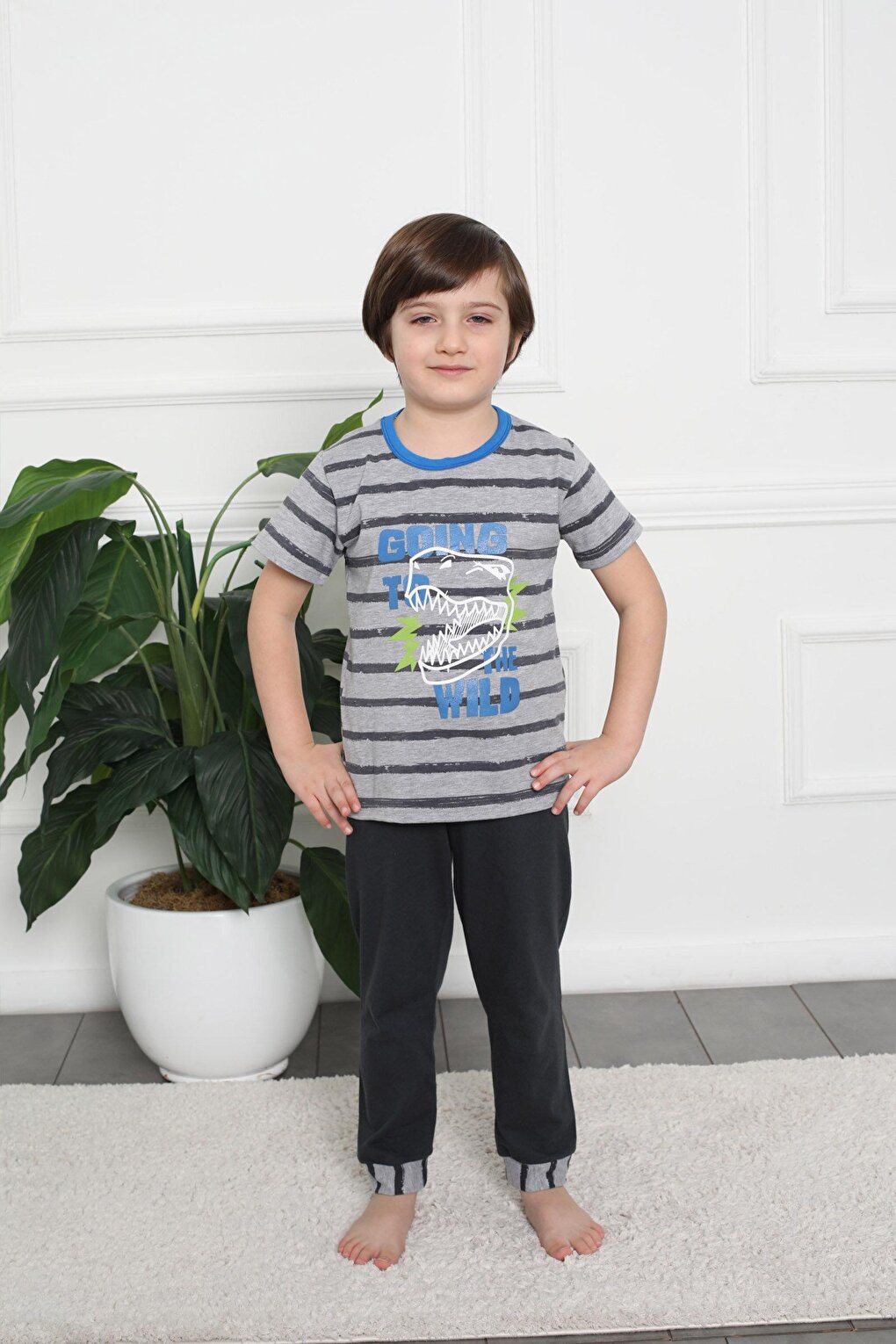 Boy's Short Sleeve Pajama Set