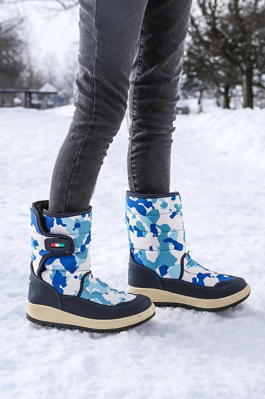 Lp 8090 Camouflage Boys Snow Boots