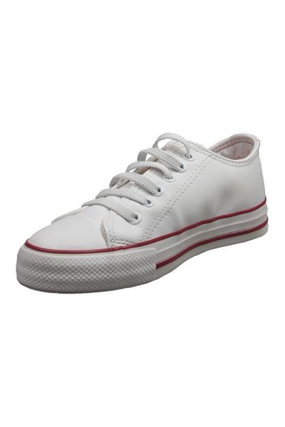 Children's White Sports Shoes