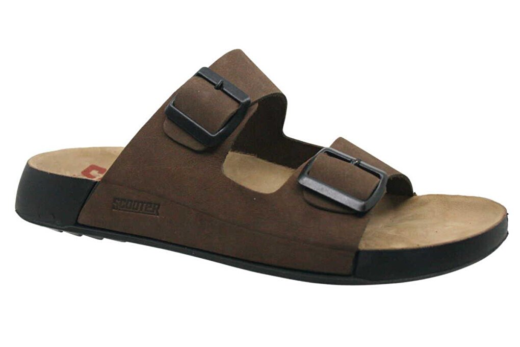 Casual Brown Men's Slippers M7013NKA