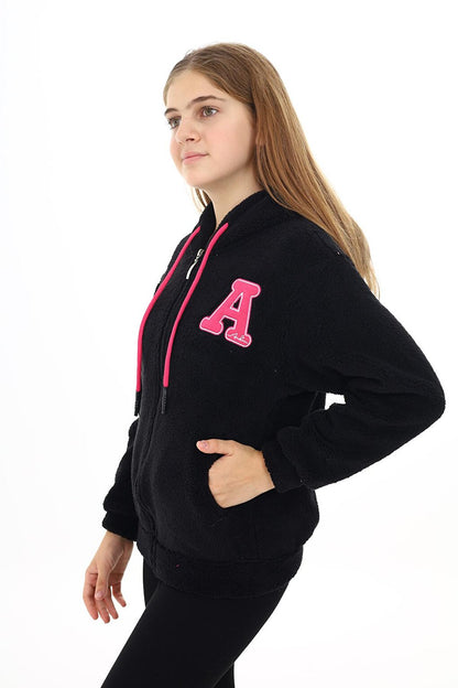 Girl Welsoft Plush Jacket 7 -13 Years Lx280