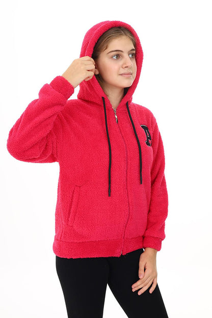 Girl Welsoft Plush Jacket 7 -13 Years Lx280