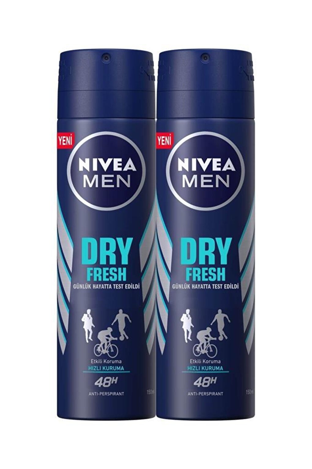 Dry Fresh Men's Spray Deodorant 150 ml 2-Piece Advantage Pack