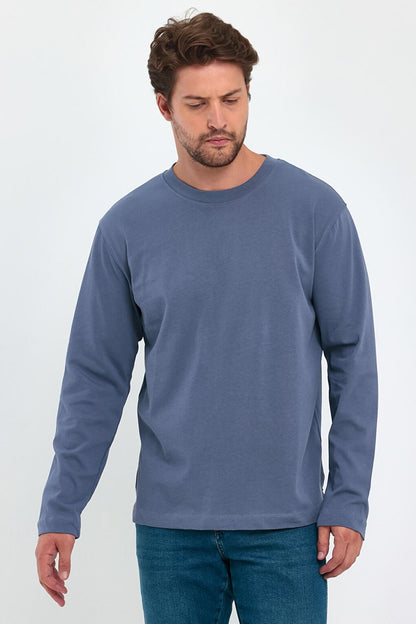 30/2 Single Jersey Crew Neck Men's Sweatshirt