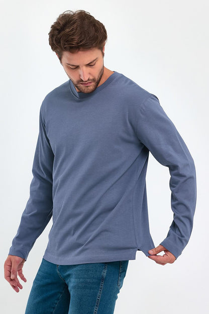 30/2 Single Jersey Crew Neck Men's Sweatshirt