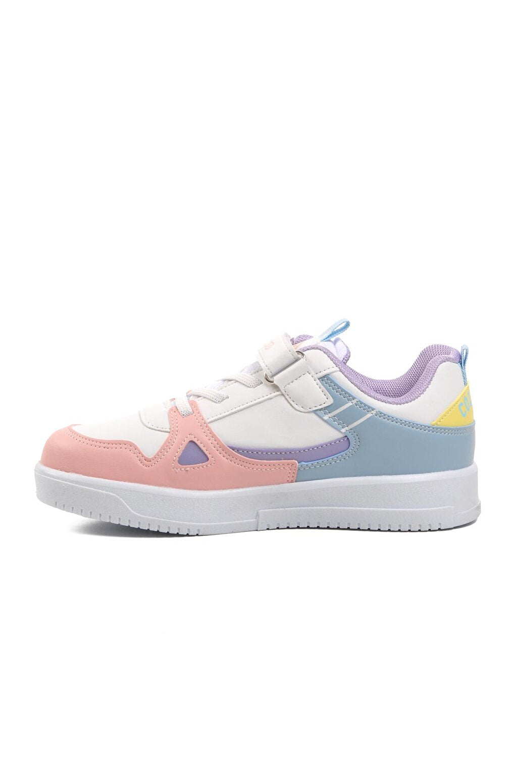 1564-F White-Powder-Lilac Kids Sneaker