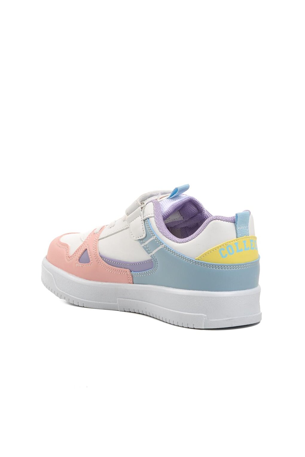 1564-F White-Powder-Lilac Kids Sneaker