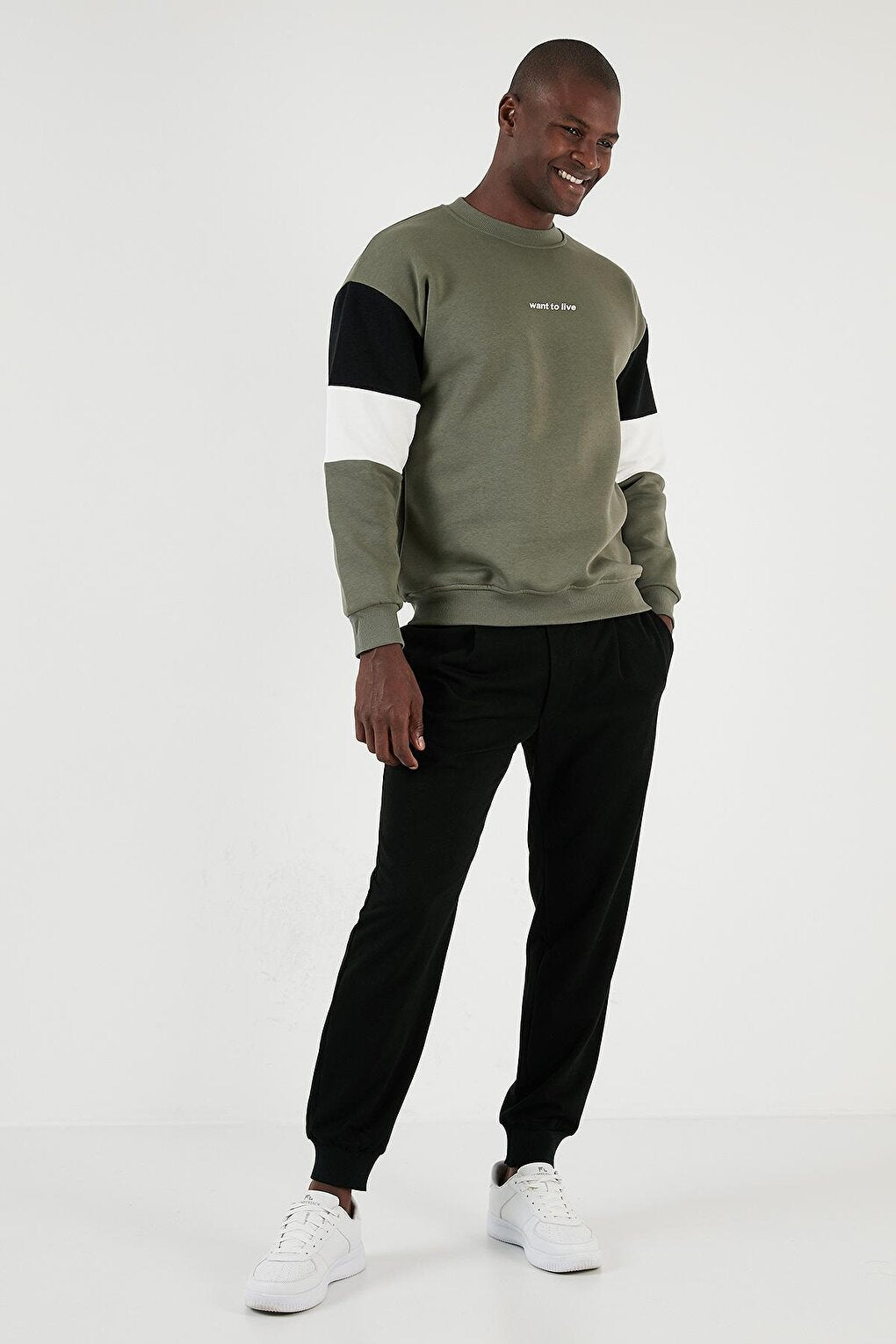 Cotton Regular Fit Crew Neck Sweat 5905298Y