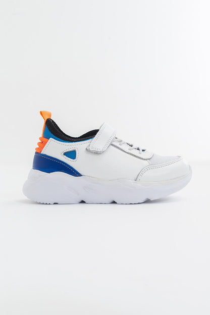 Boys' White Leather healthy Supported Children's Shoes