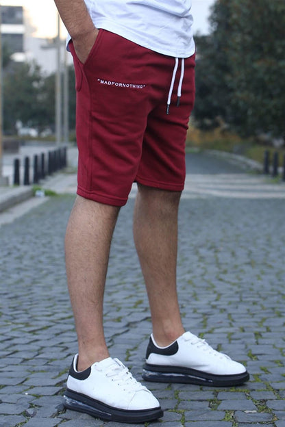 Claret Red Capri Shorts 5407