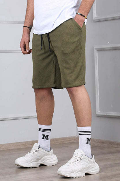 Khaki Capri Shorts 5410