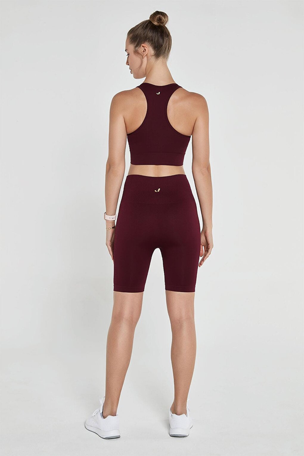 Gela Sculpting Sport Biker Tights Claret Red