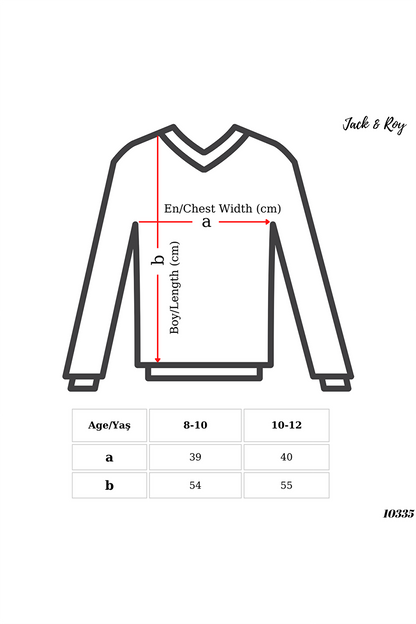 Long Sleeve Crew Neck Girl's Sweater