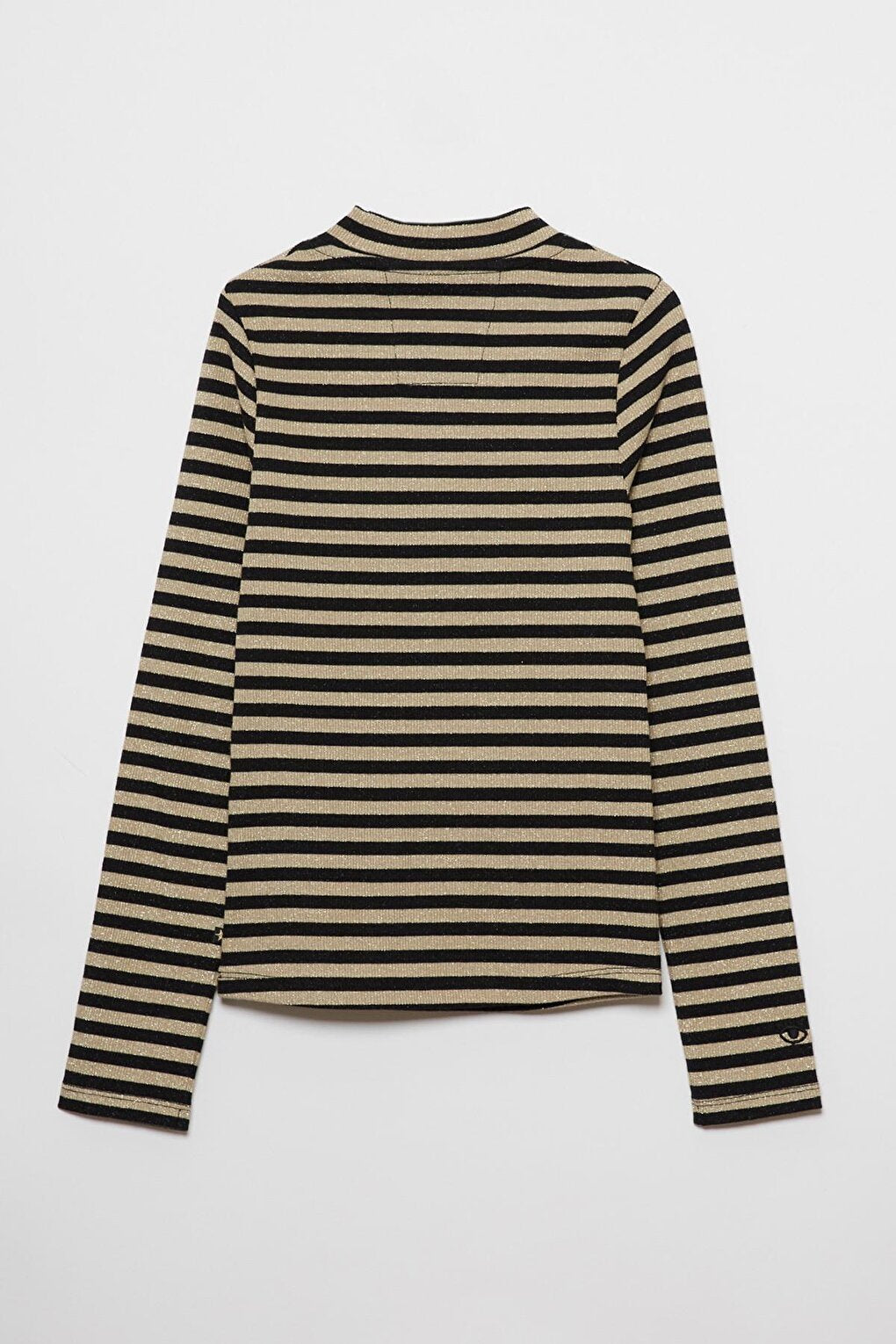 Striped Crew Neck Girl's Sweatshirt