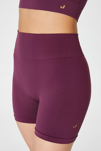 Lucia Biker Tights Plum