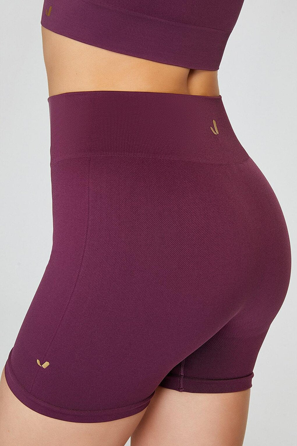 Lucia Biker Tights Plum