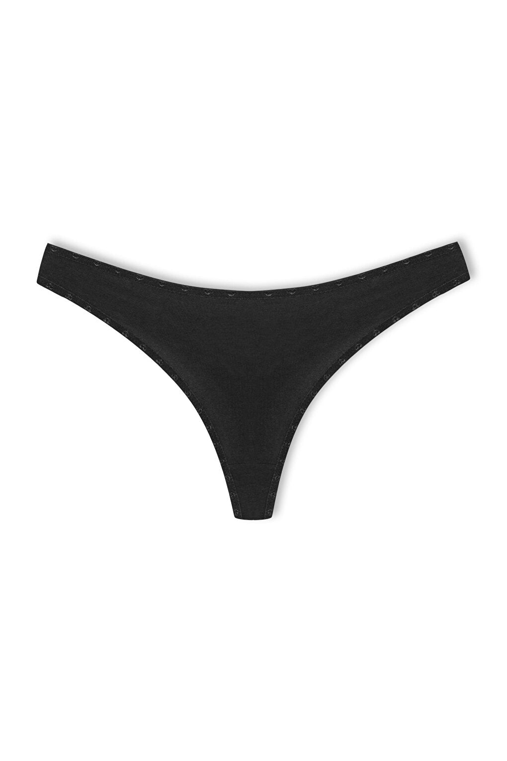 Cotton Heart Elastic Basic Thong Women's Panties 3-Piece