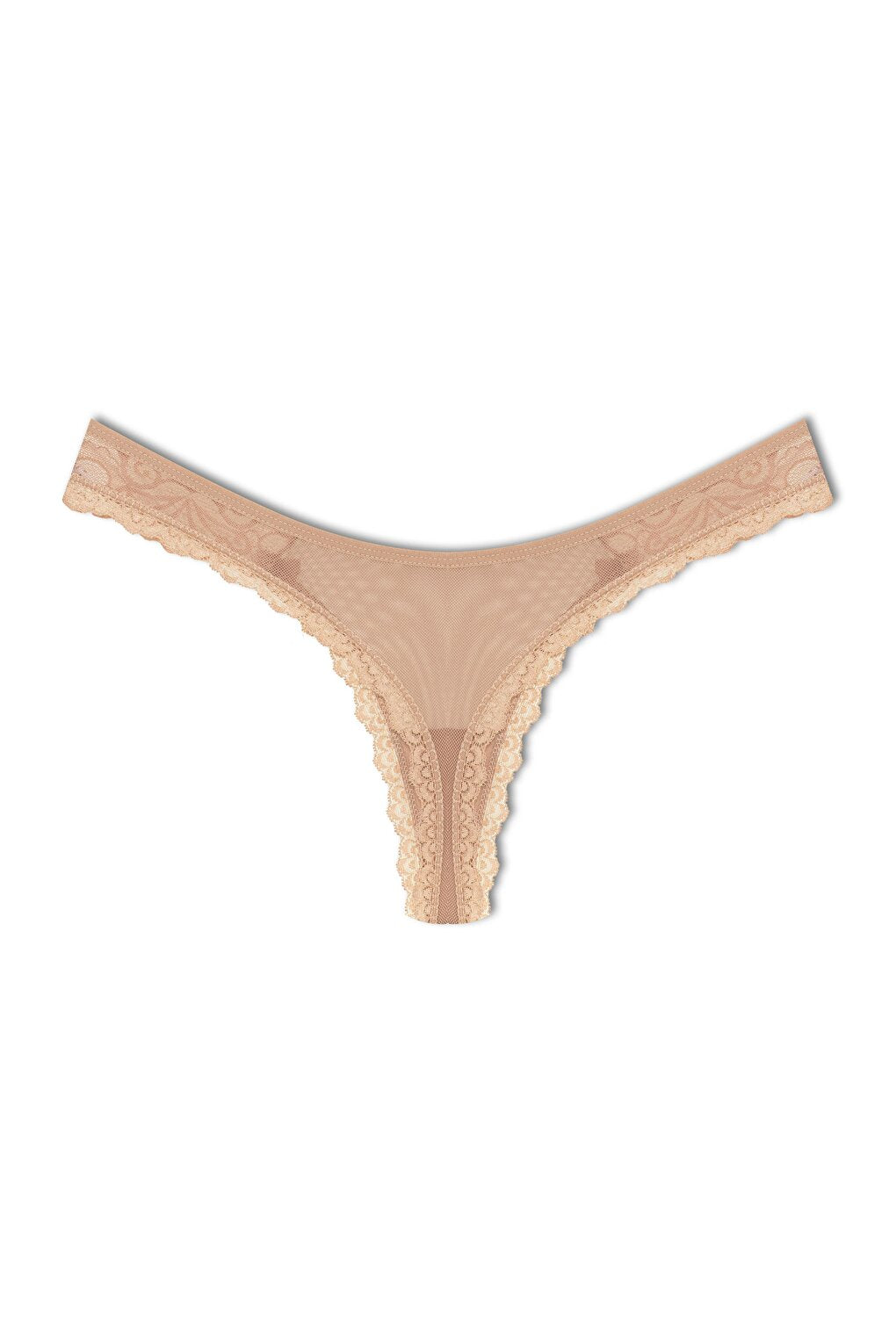 Tulle Lace Thong Women's Panties 3-Piece