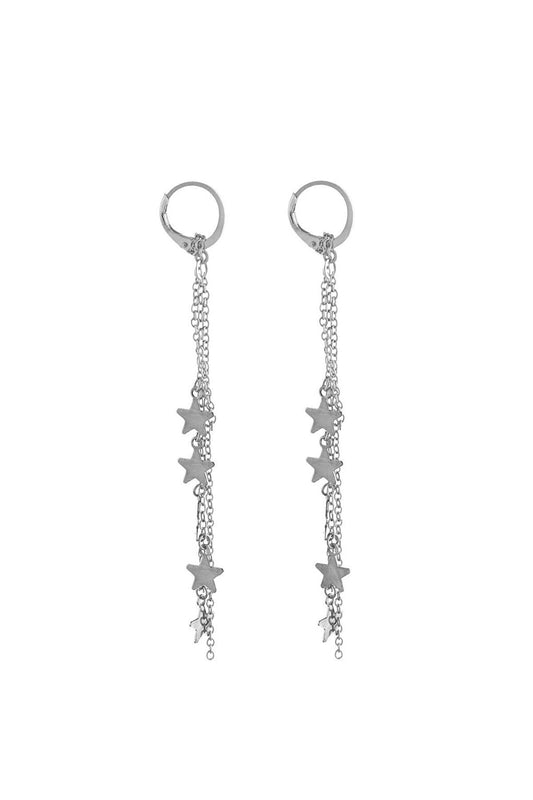 Dangle Stars Earring Silver