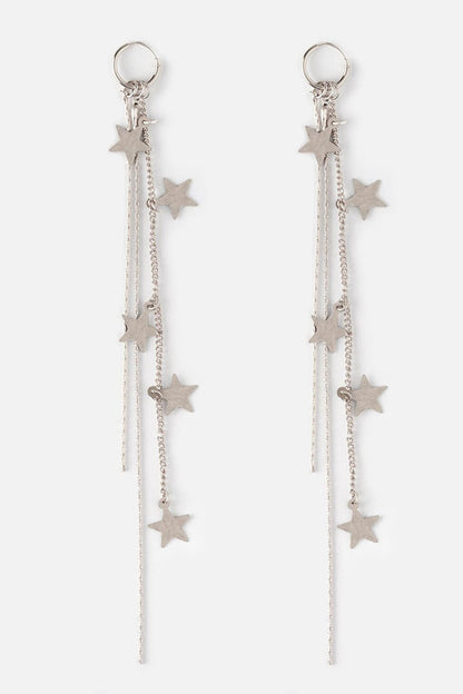 Dangle Stars Earring Silver