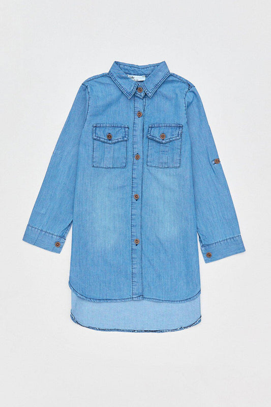 Double Pocket Girl's Shirt