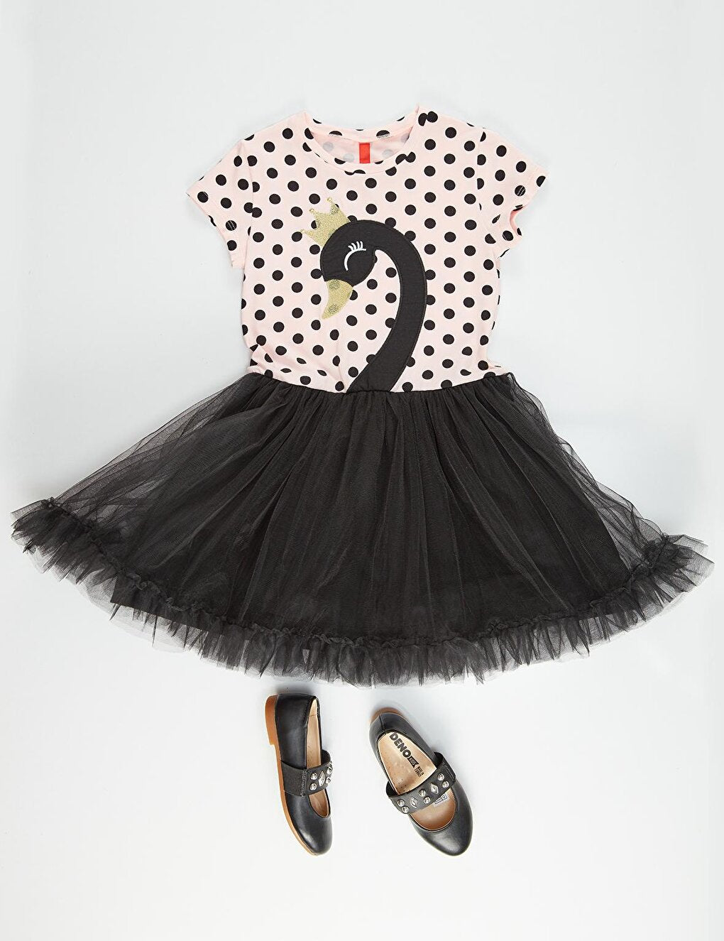 Black Swan Girl Tutu Dress