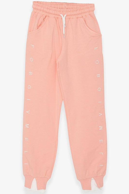 Girls' Sweatpants Printed Salmon (Ages 8-14)