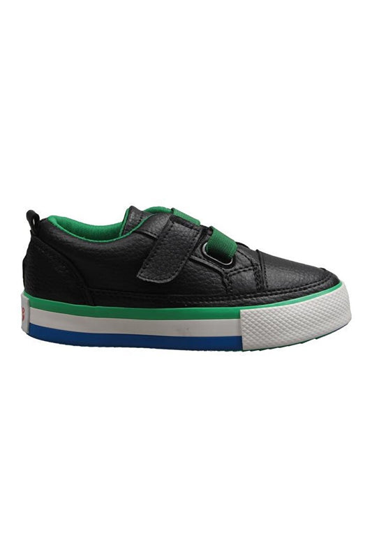 Children's Black-green Sports Shoes