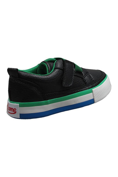 Children's Black-green Sports Shoes