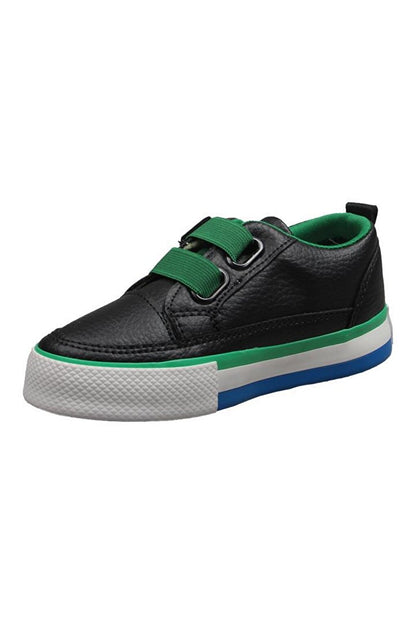 Children's Black-green Sports Shoes