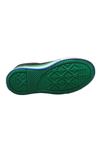 Children's Black-green Sports Shoes