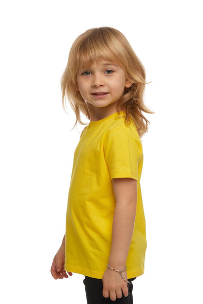 Yellow Unisex Crew Neck Short Sleeve T-Shirt