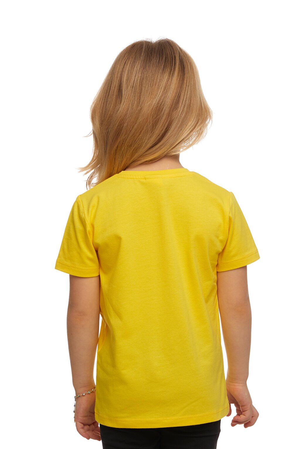 Yellow Unisex Crew Neck Short Sleeve T-Shirt