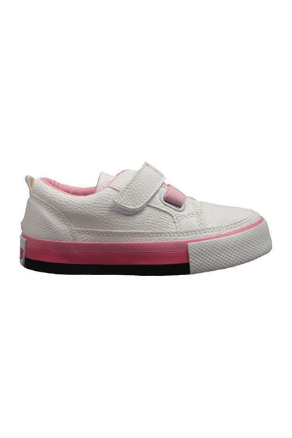 Children's White-pink Sports Shoes