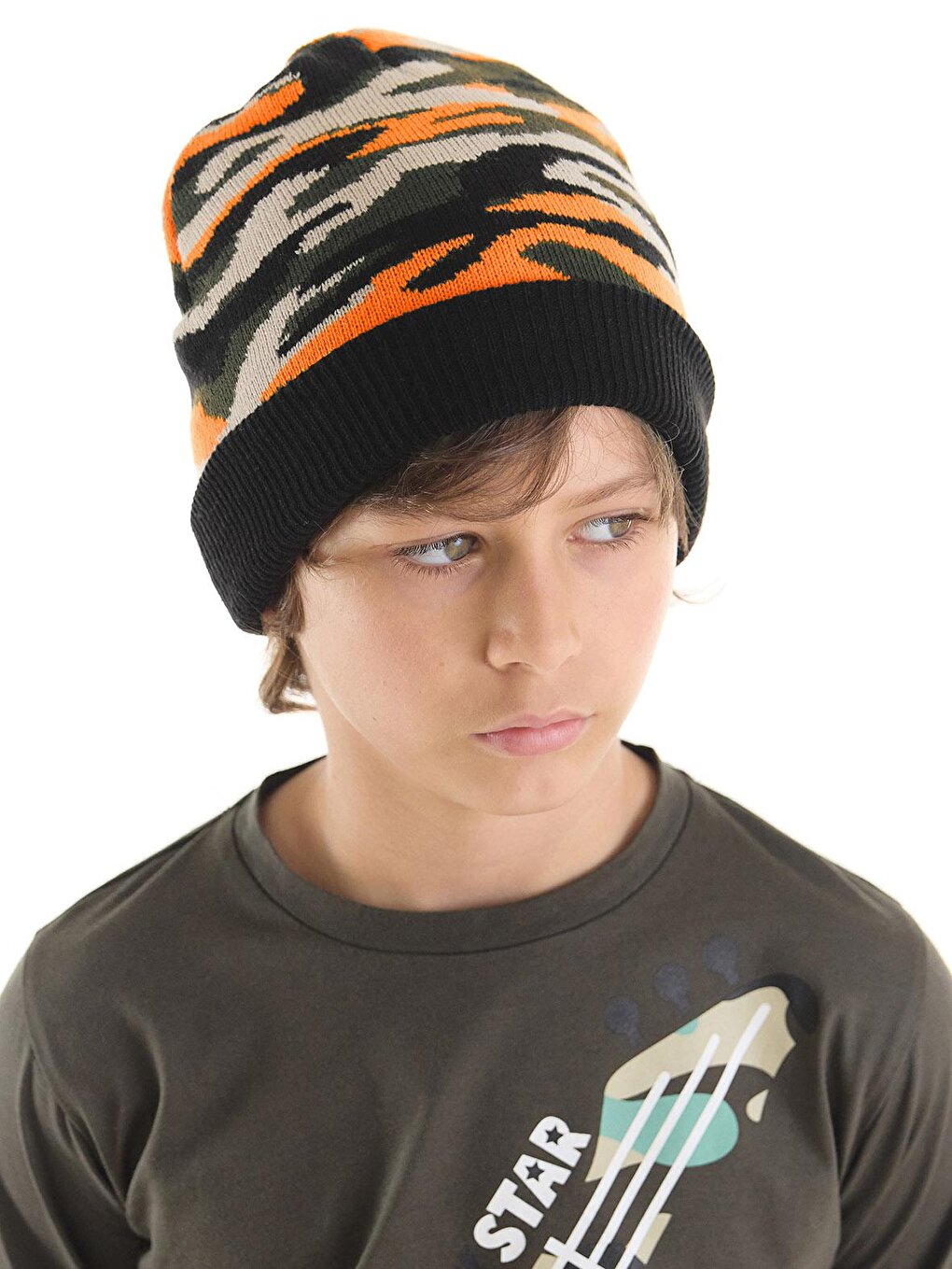 Camouflage Boy's Beanie