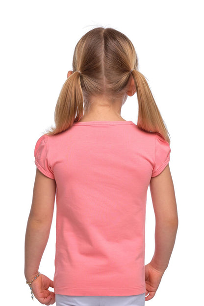 Salmon Girl's Short Sleeve Basic T-Shirt