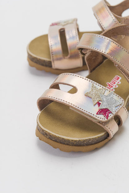 Girl's Powder Leather healthy Supported Children's Sandals