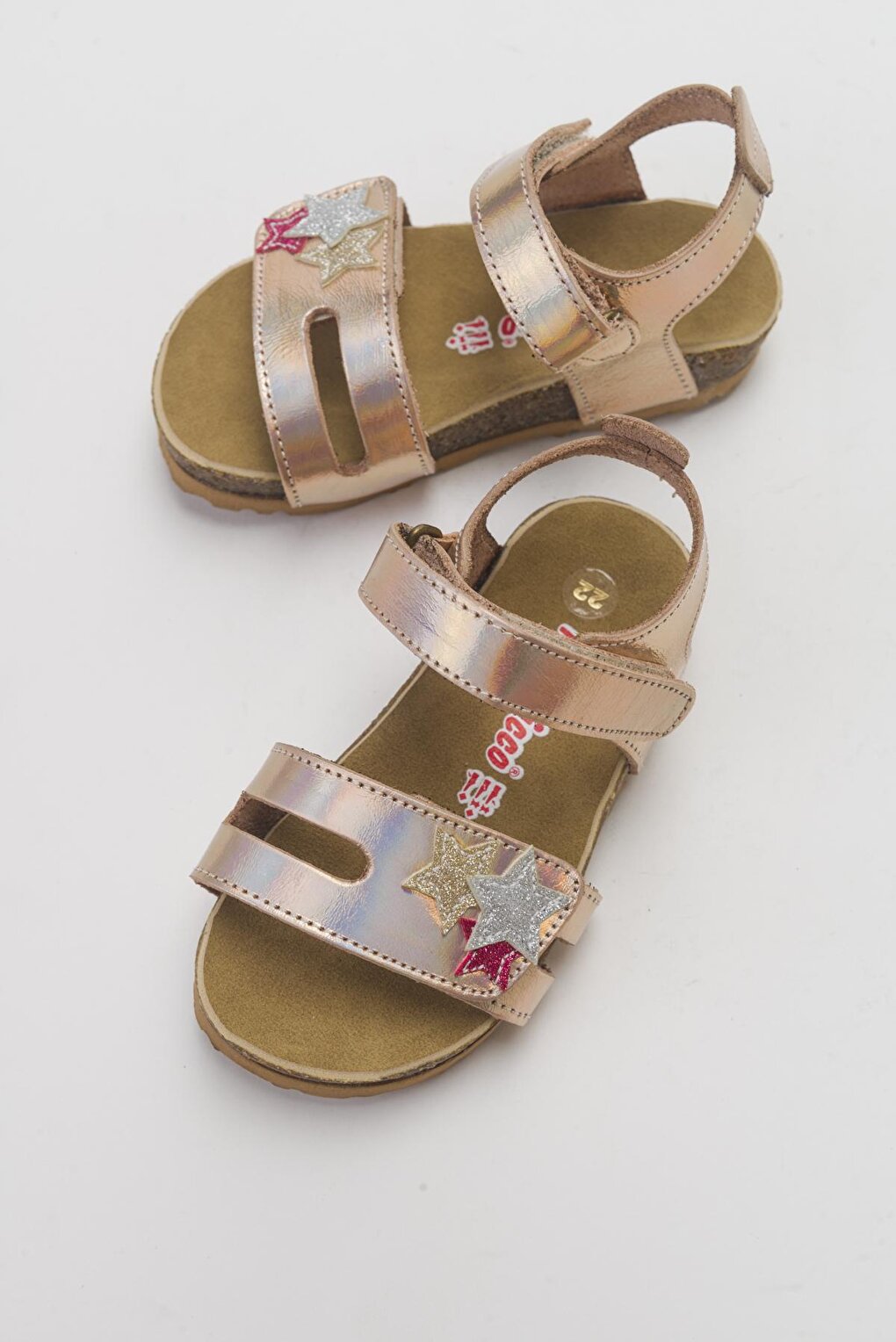 Girl's Powder Leather healthy Supported Children's Sandals