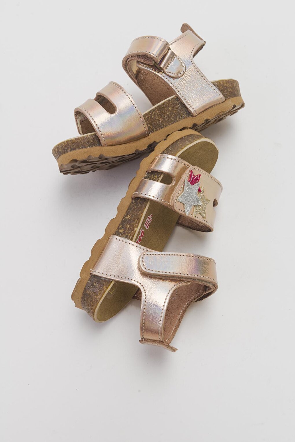 Girl's Powder Leather healthy Supported Children's Sandals