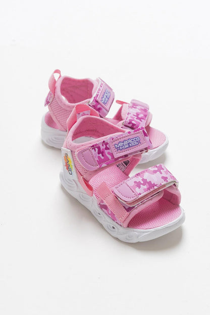 Girl's Pink Luminous Anatomical Lightweight Children's Sandals