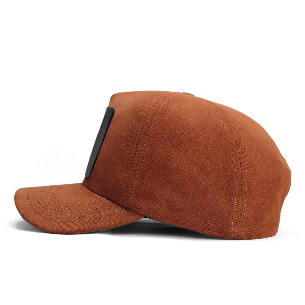 V1 Baseball Panda - Unisex Camel Hat (Cap) with 9 Code Logo