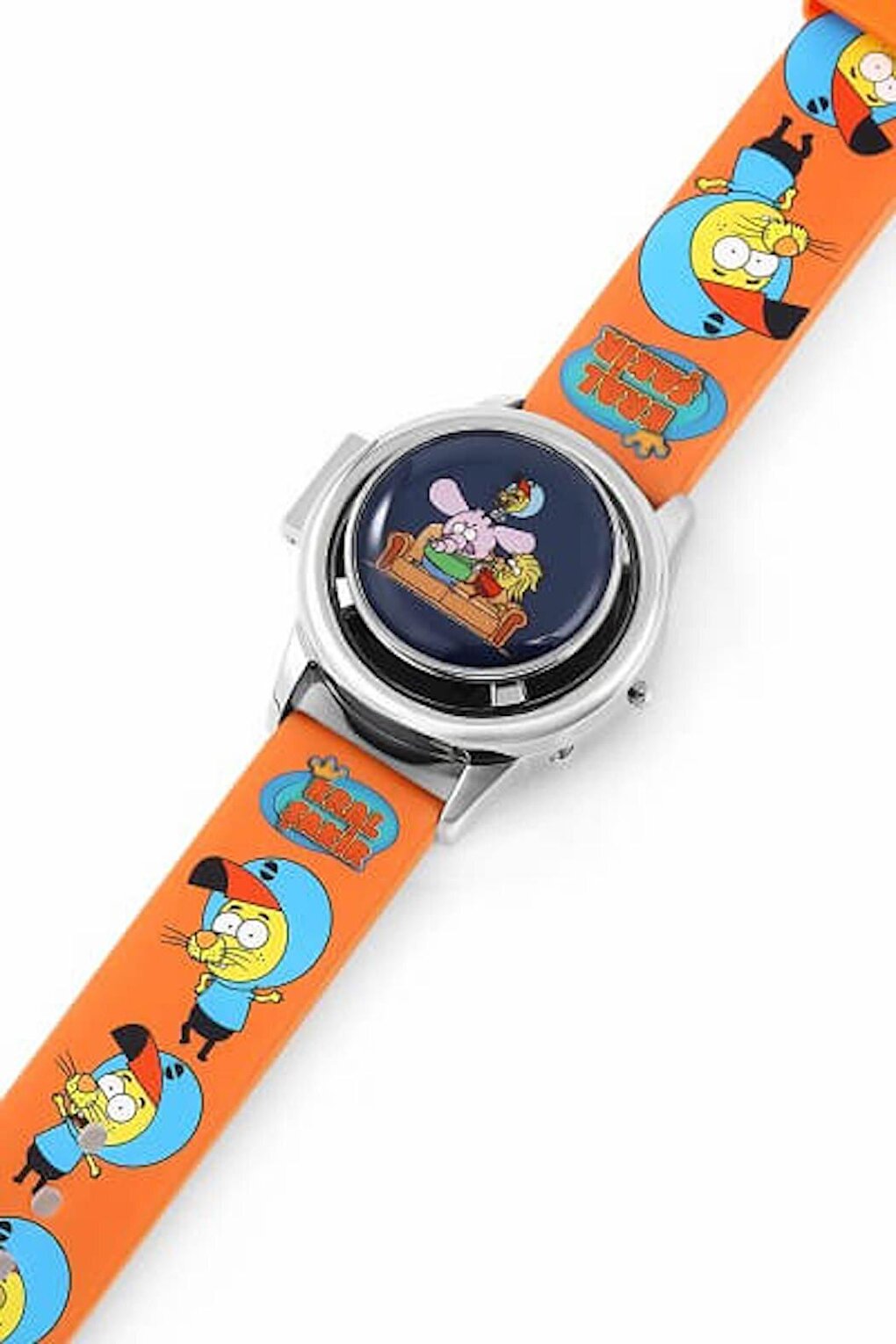 MiniFlak Licensed Kral Şakir KS5032-3 Digital Orange Boy's Wristwatch