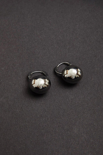 Women's Accessory Ball Steel Earrings