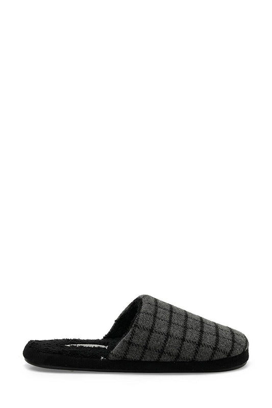 606025.M3PR Gray Men's House Slippers