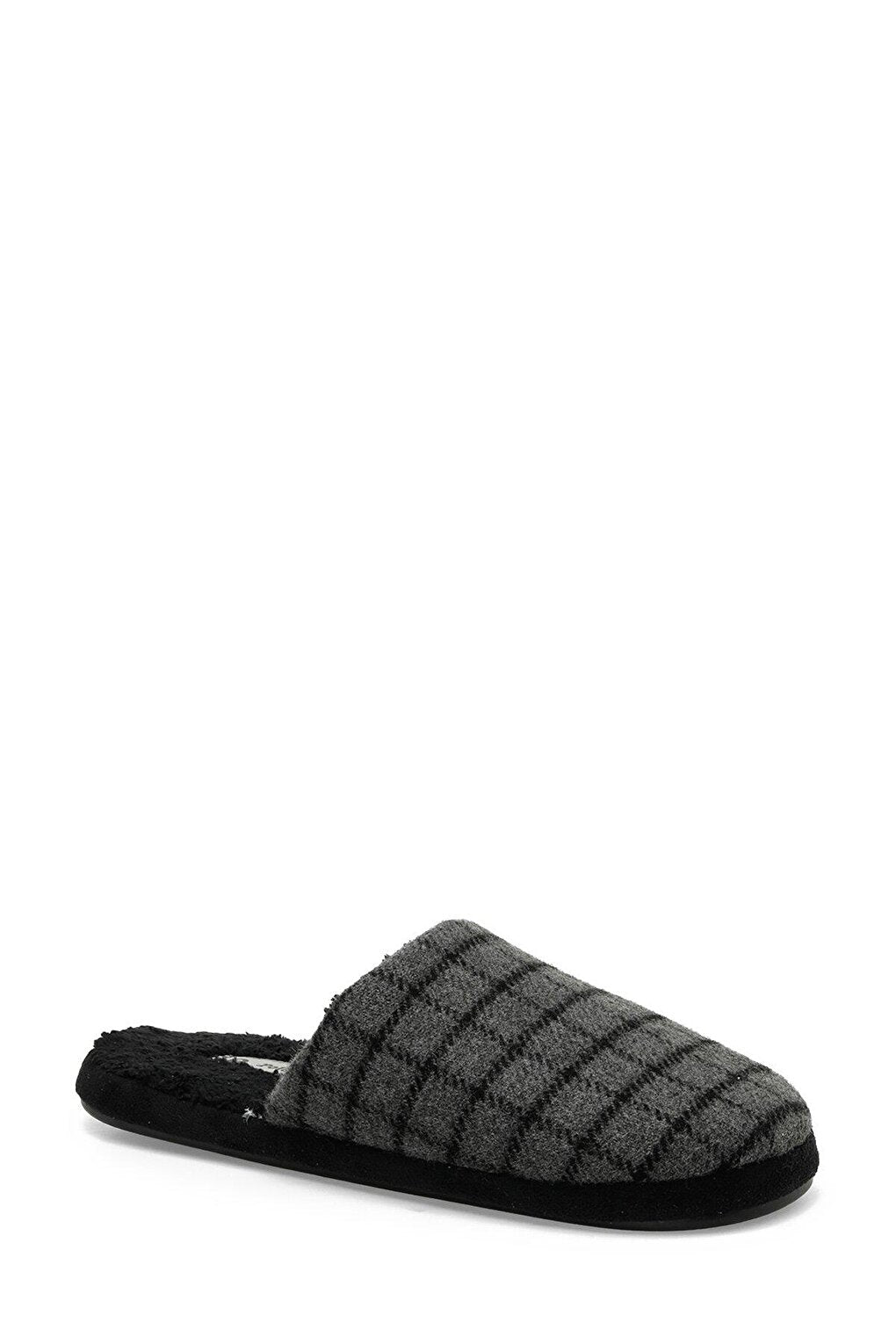 606025.M3PR Gray Men's House Slippers