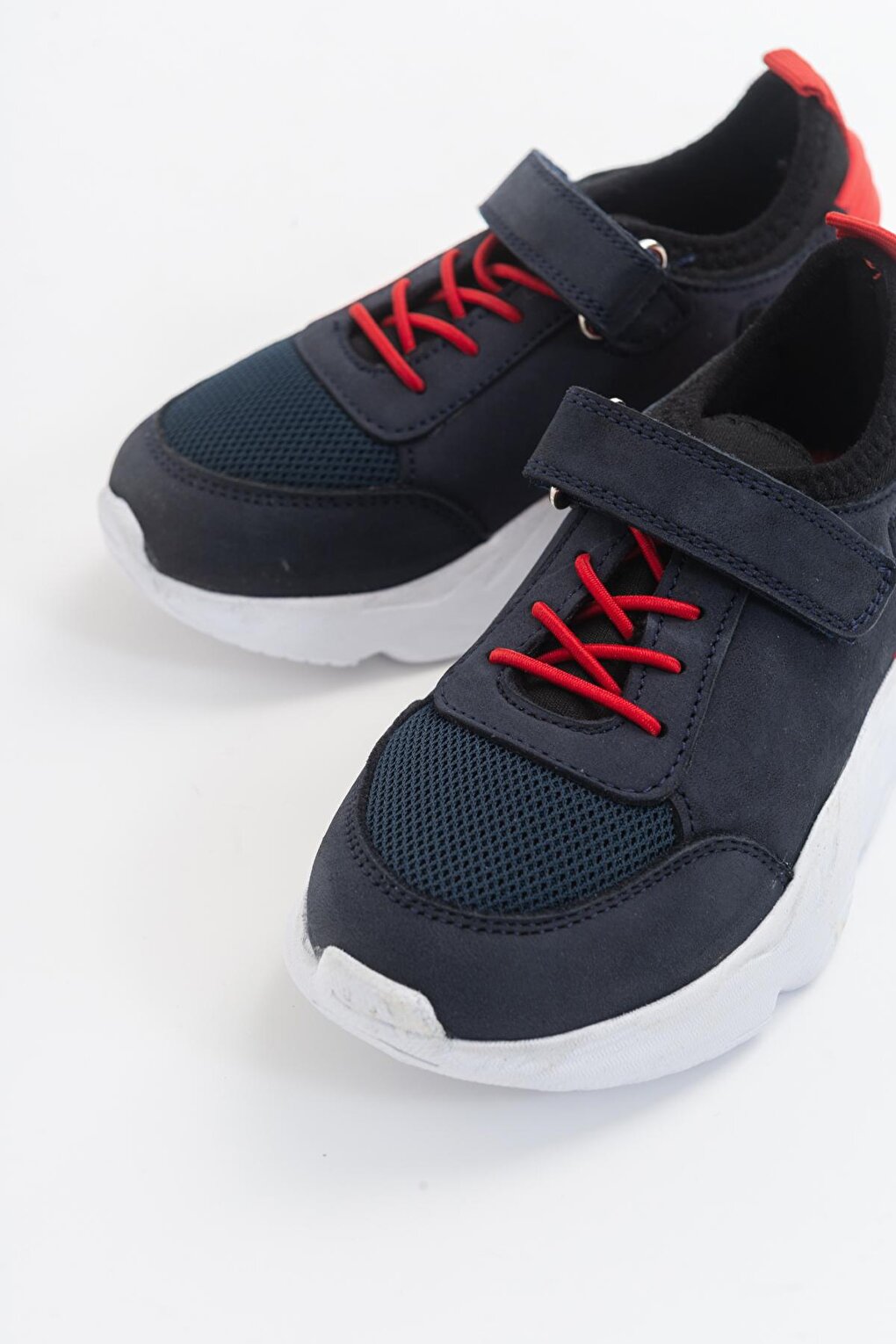 Boys' Navy Blue Leather healthy Supported Children's Shoes